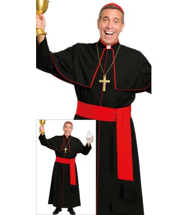 DISFRAZ DE CARDENAL ADULTO T-L